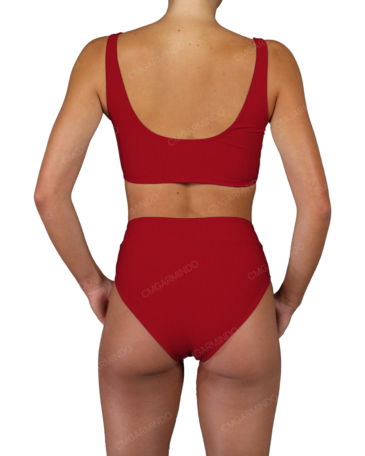 V-Wrap High Waist Bottom