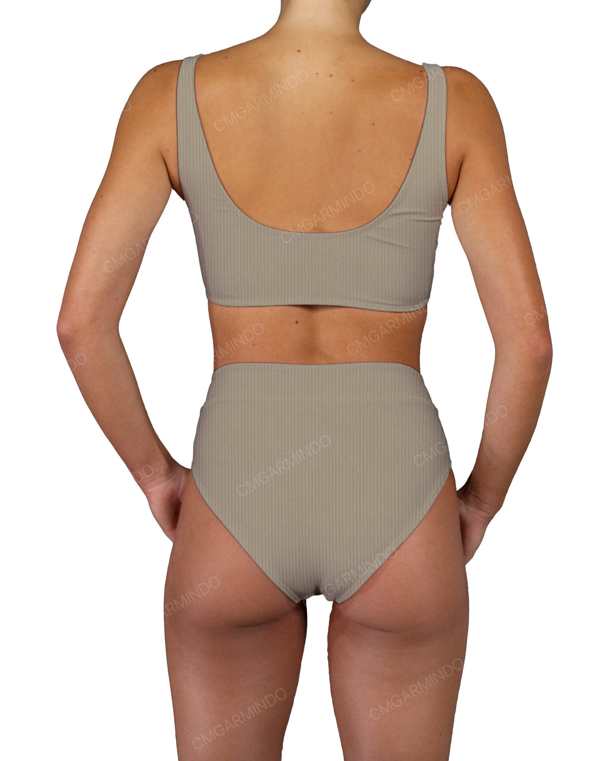 V-Wrap High Waist Bottom
