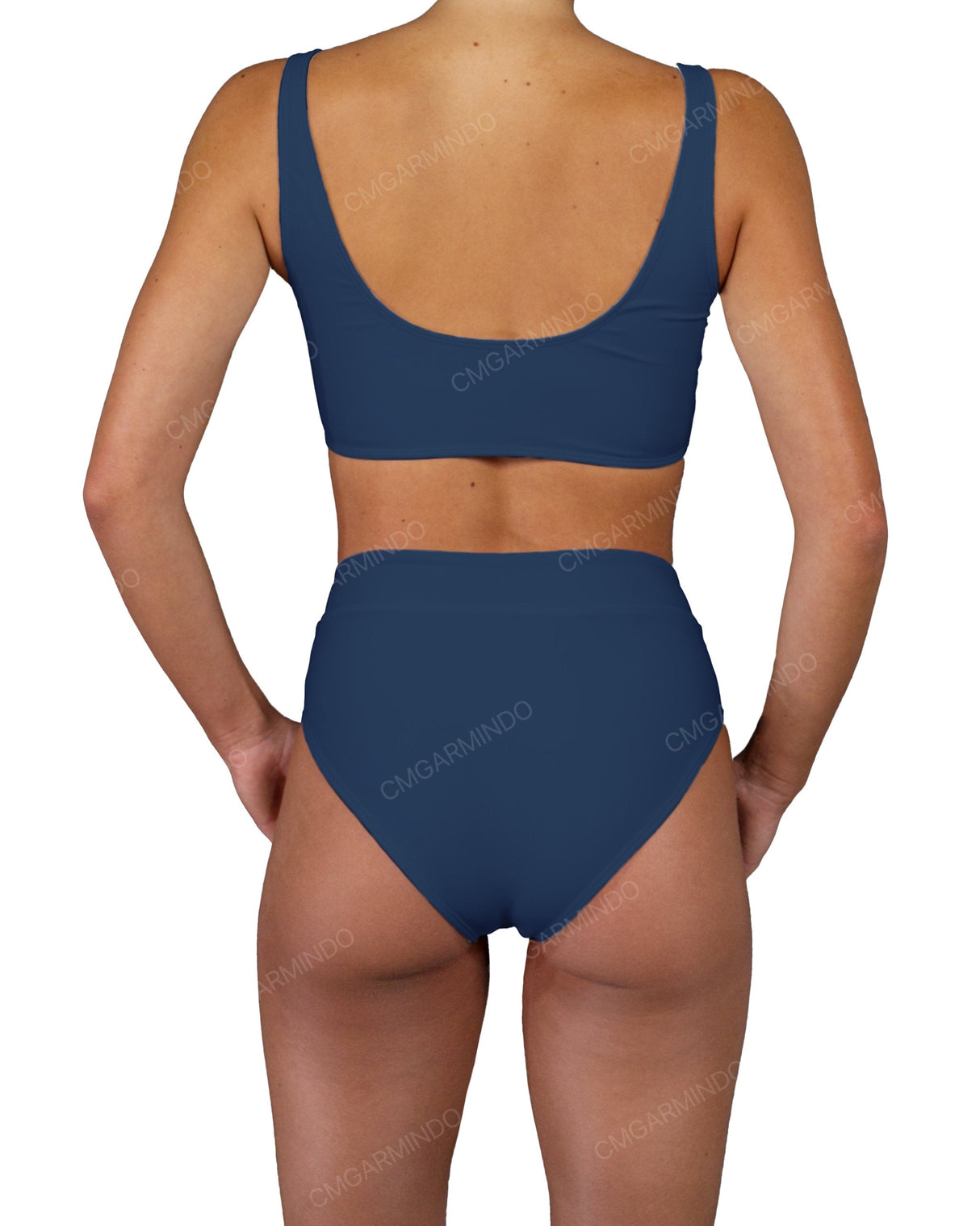 V-Wrap High Waist Bottom