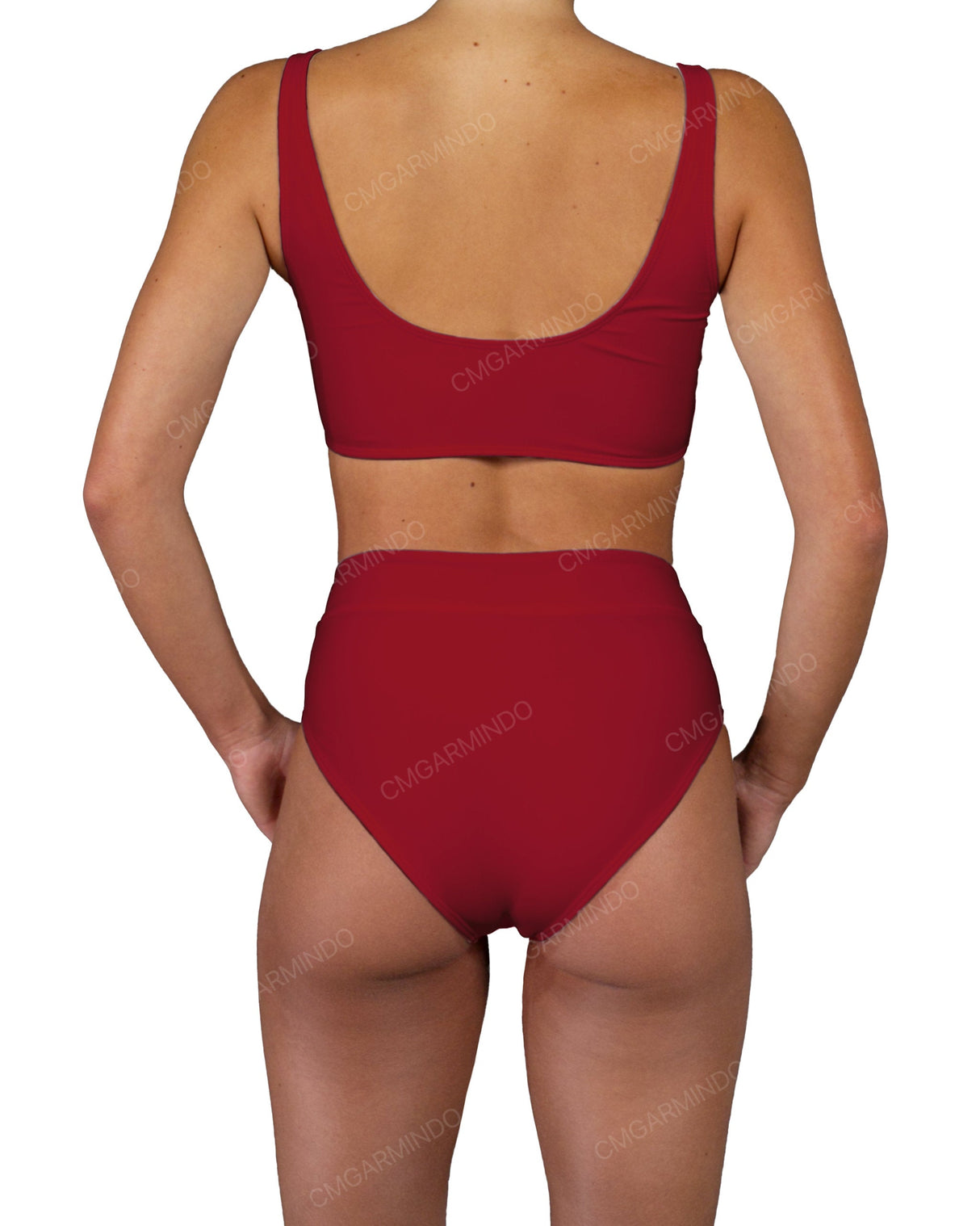V-Wrap High Waist Bottom