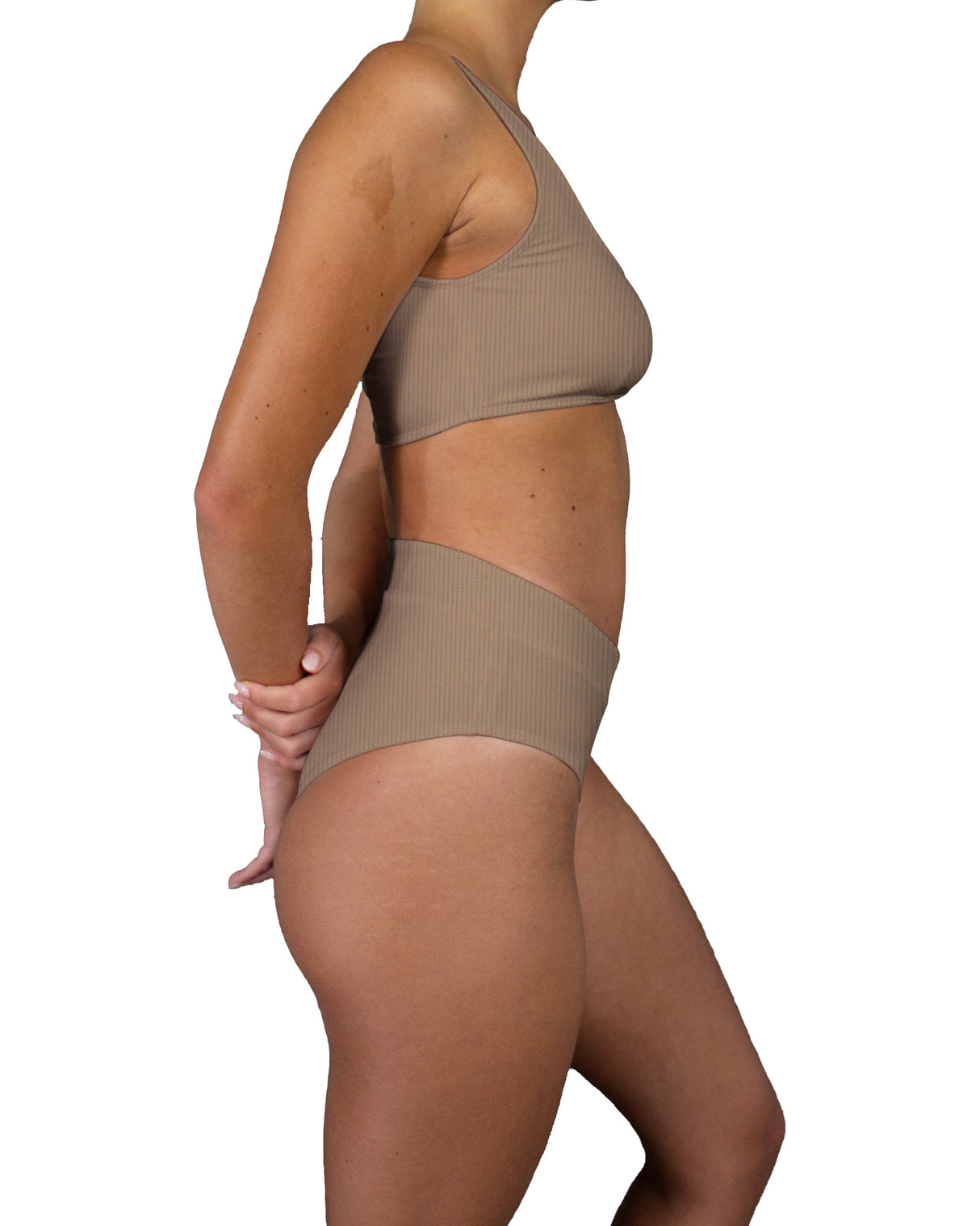 V-Wrap High Waist Bottom