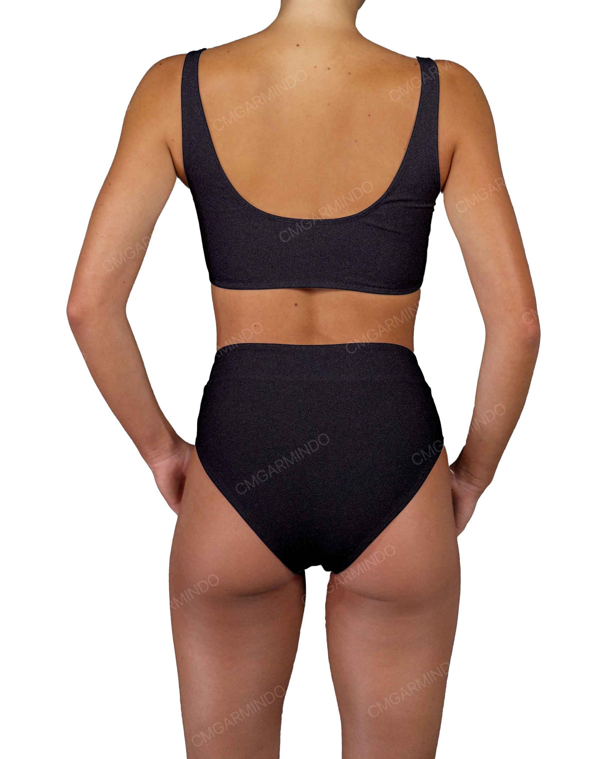 V-Wrap High Waist Bottom
