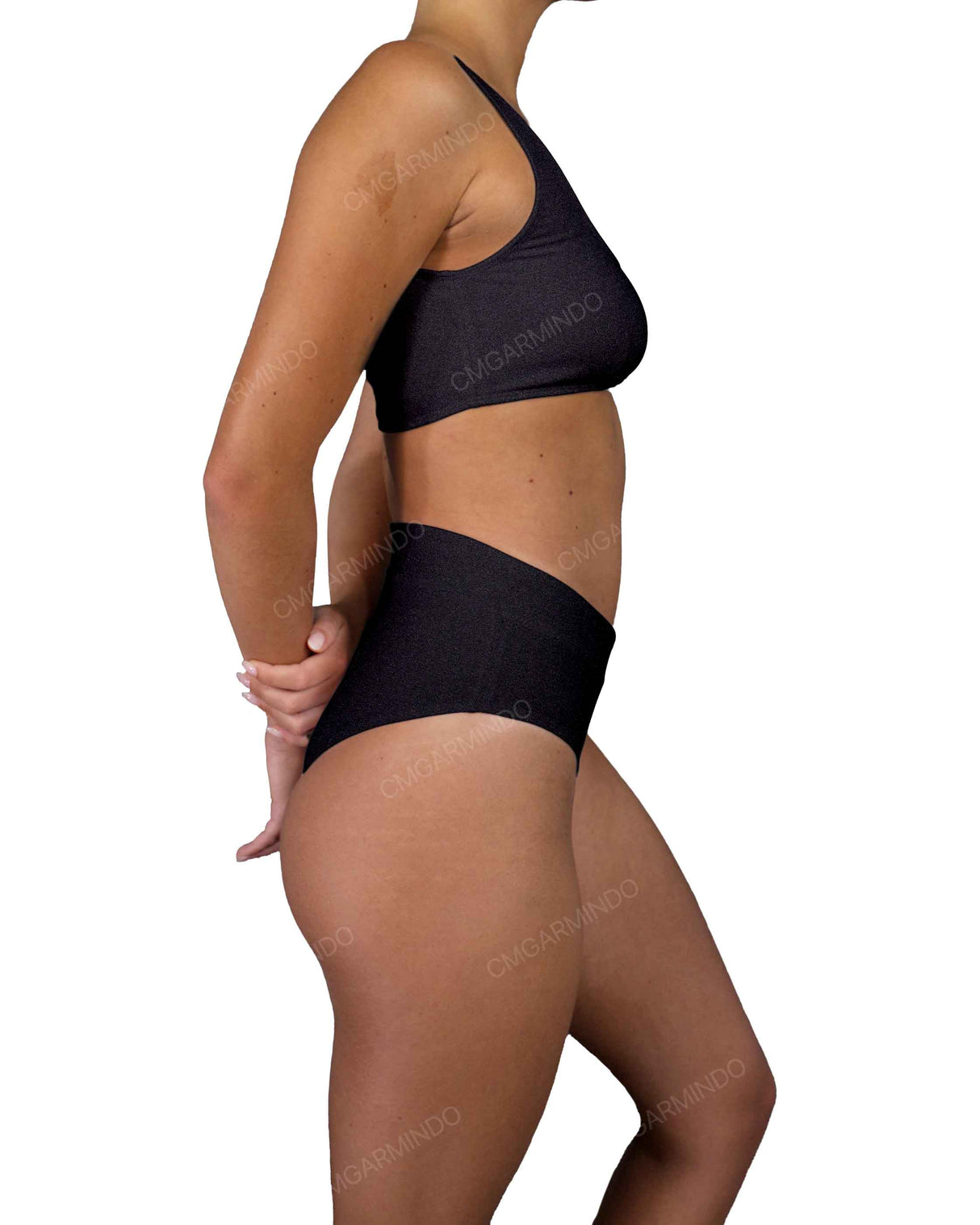 V-Wrap High Waist Bottom