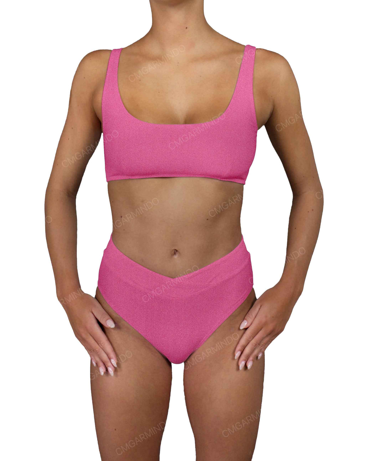V-Wrap High Waist Bottom