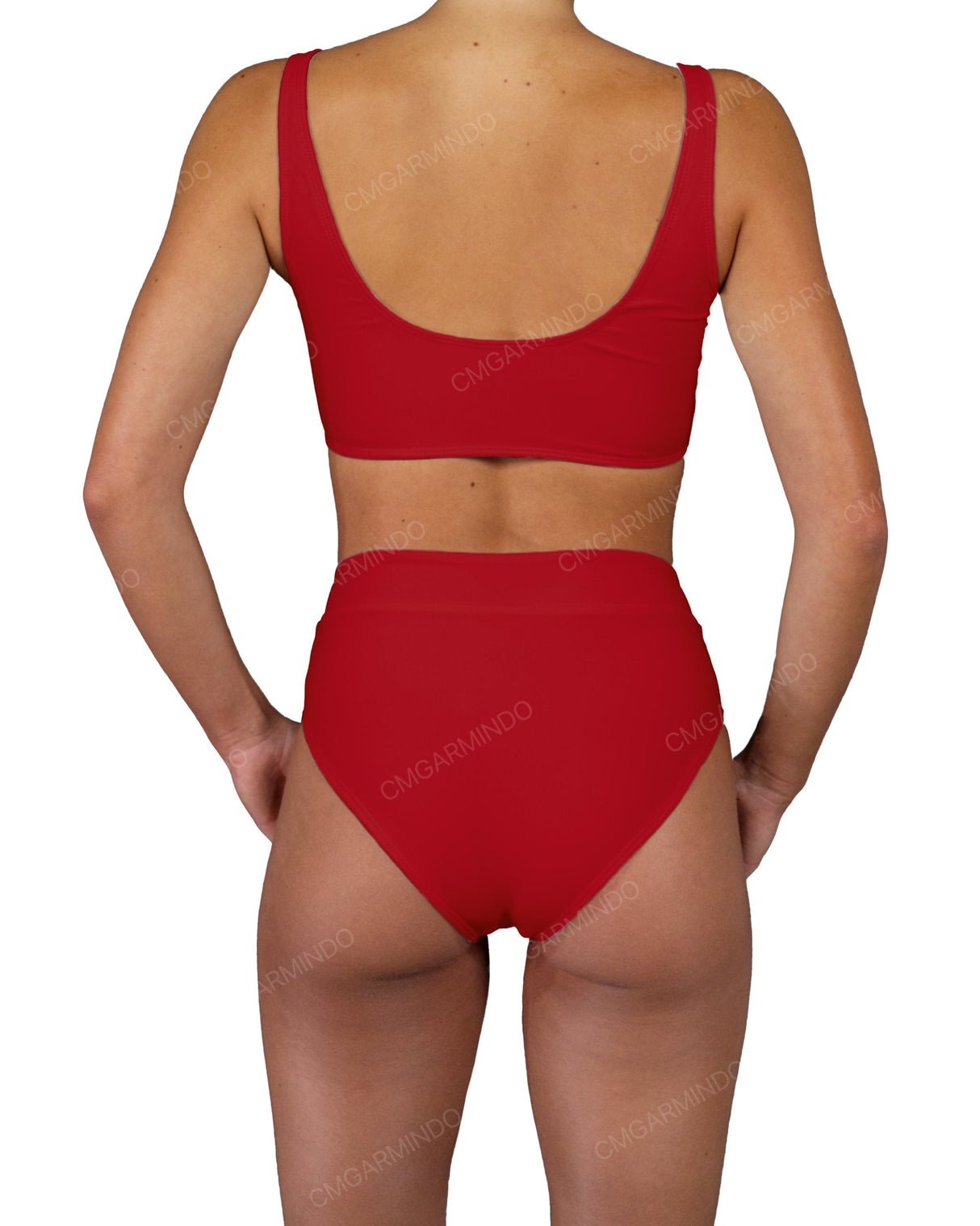 V-Wrap High Waist Bottom