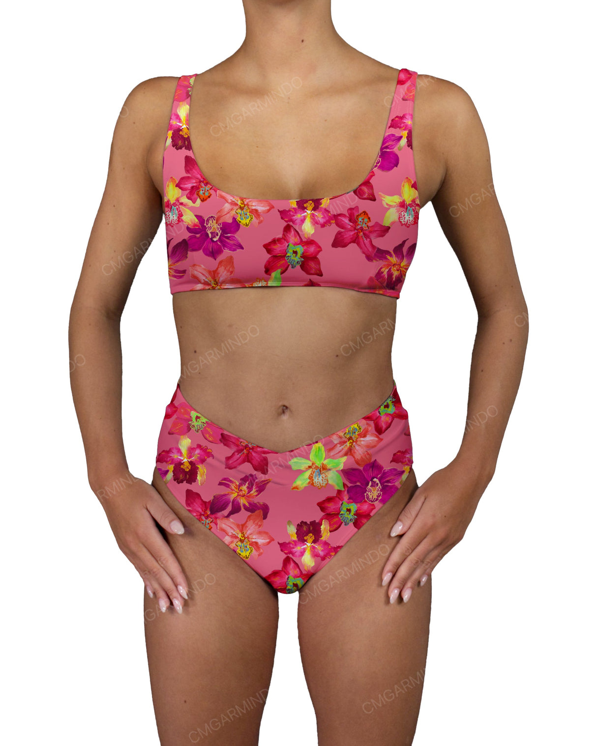 V-Wrap High Waist Bottom