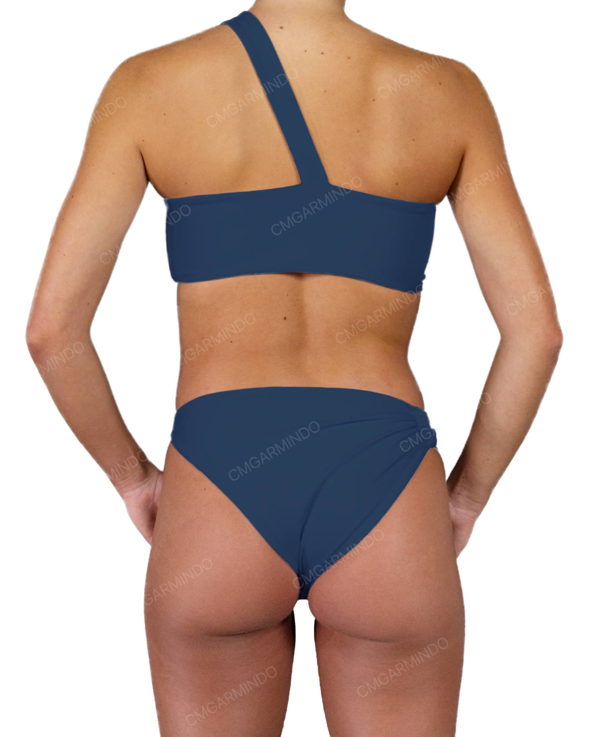Asymmetrical Side Strap Low Waist Bottom