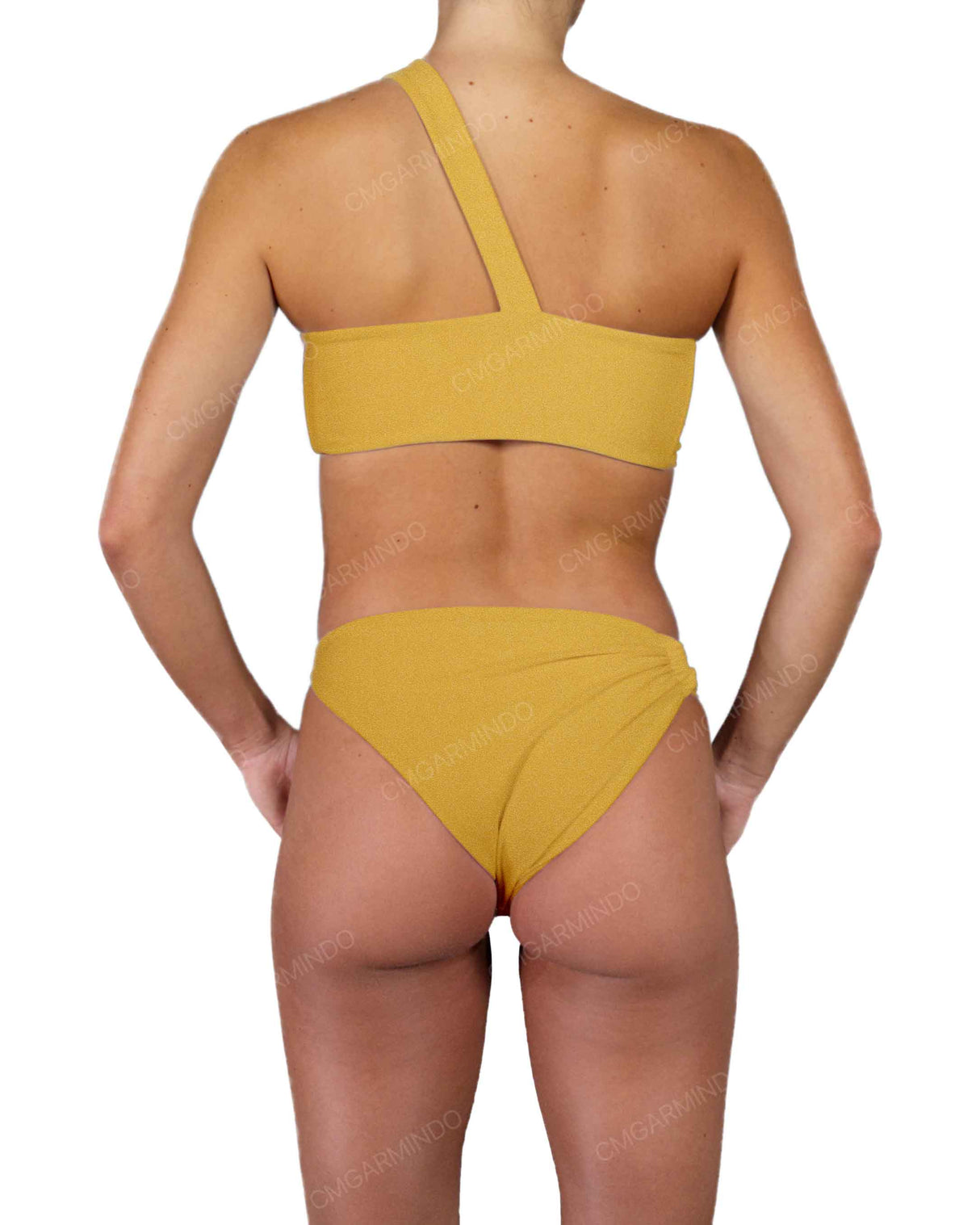 Asymmetrical Side Strap Low Waist Bottom