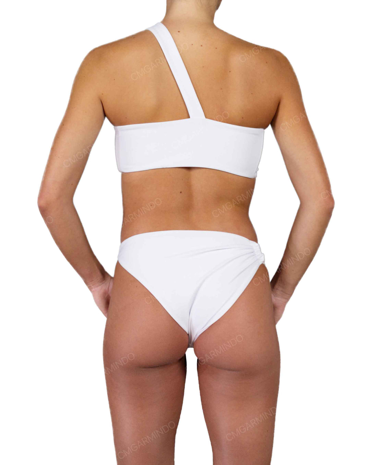 Asymmetrical Side Strap Low Waist Bottom