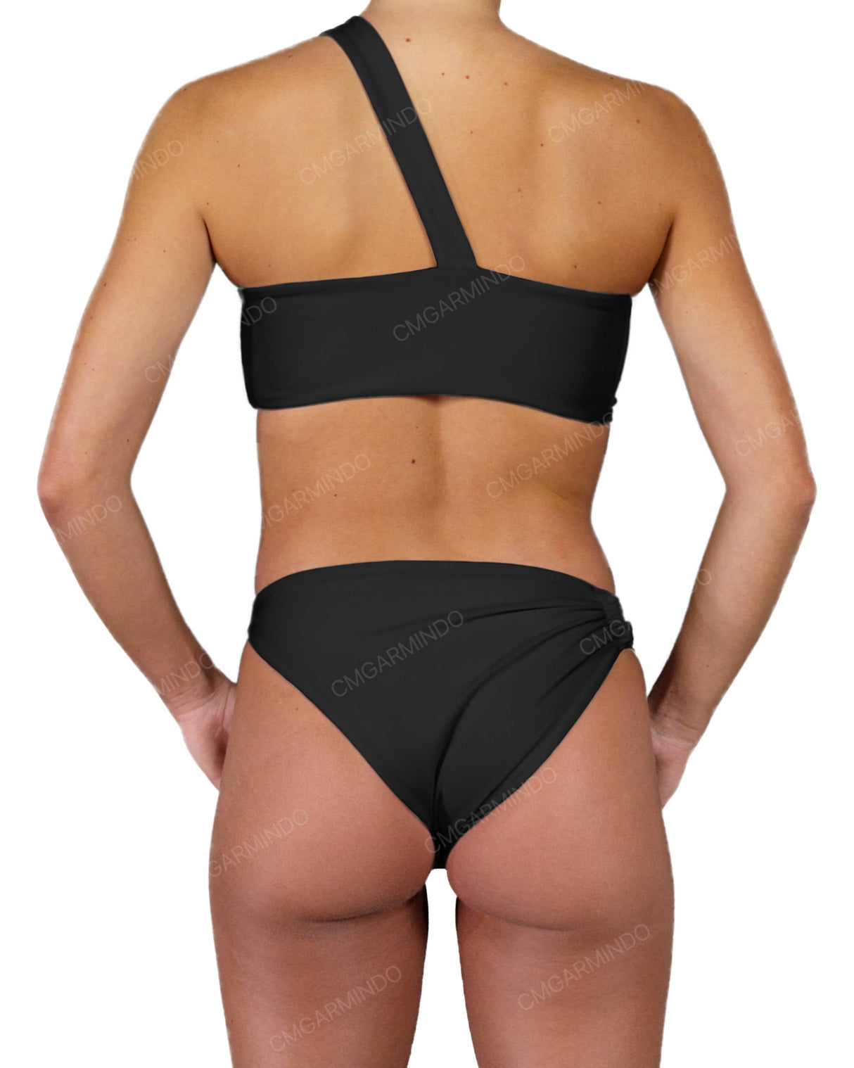 Asymmetrical Side Strap Low Waist Bottom