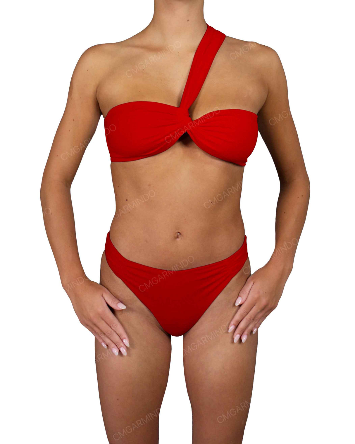Side Scrunched High Waist Bottom