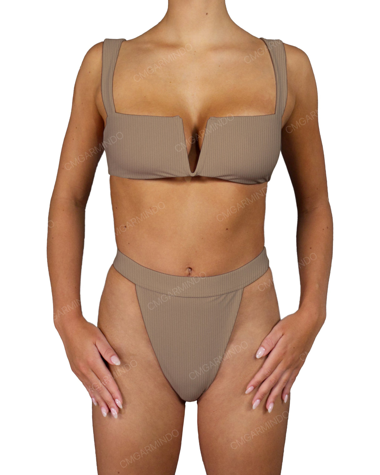 Strap Waistband High Waist Bottom