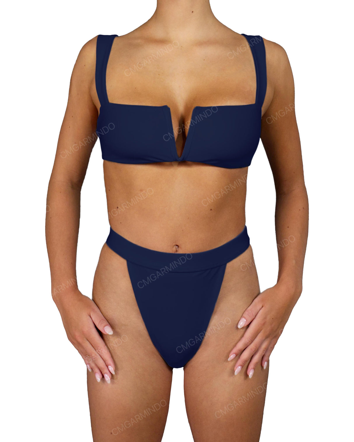Strap Waistband High Waist Bottom