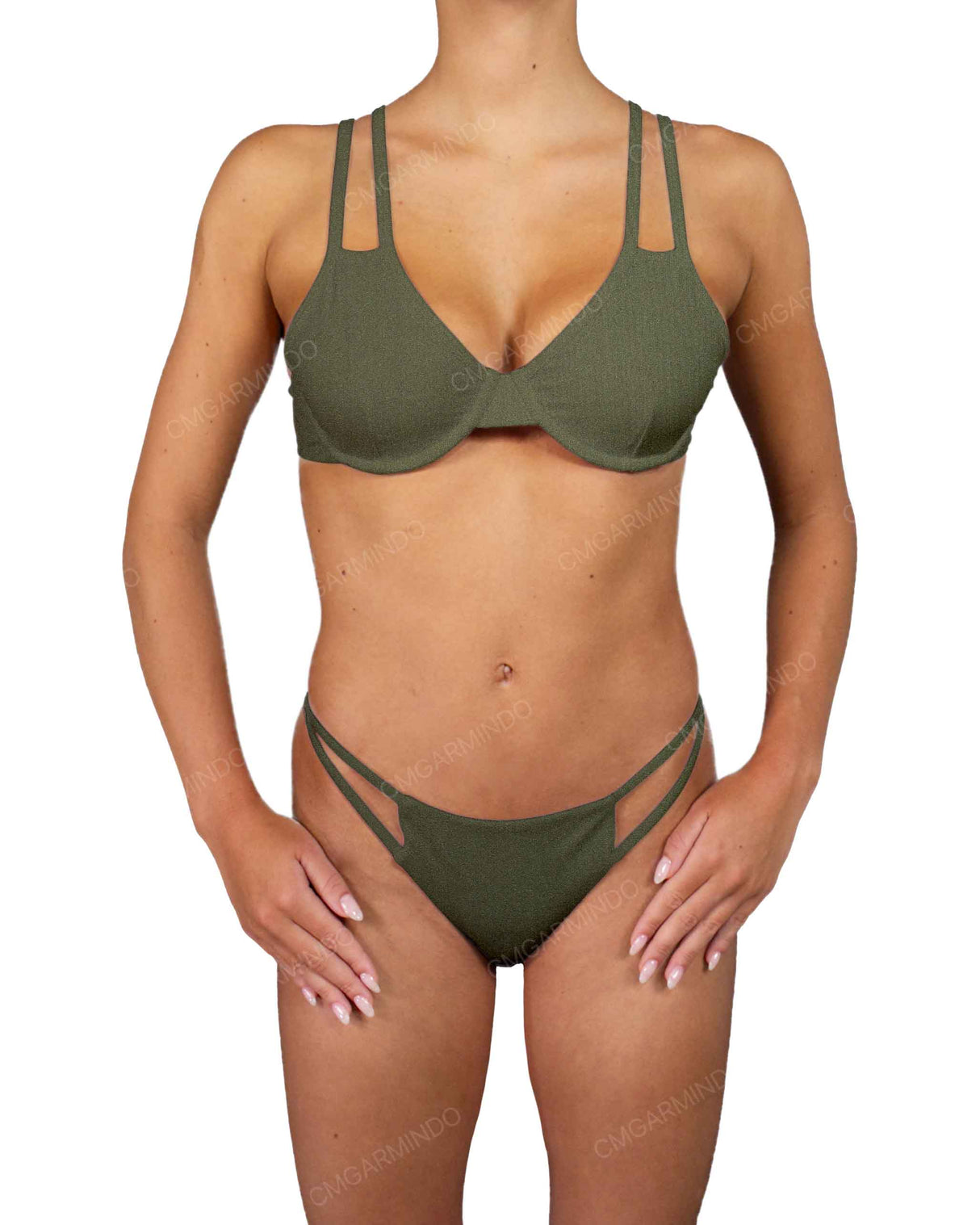 Double Strap Low Waist Bottom