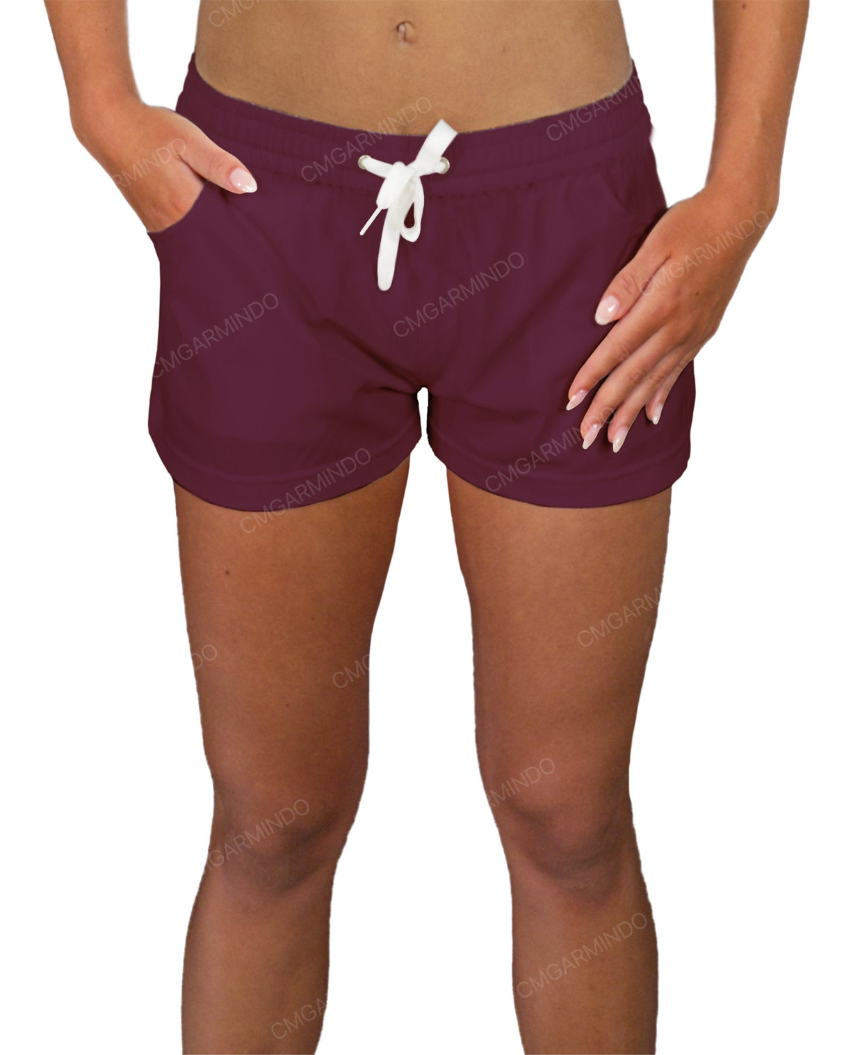 Elastic Waist Swim Shorts