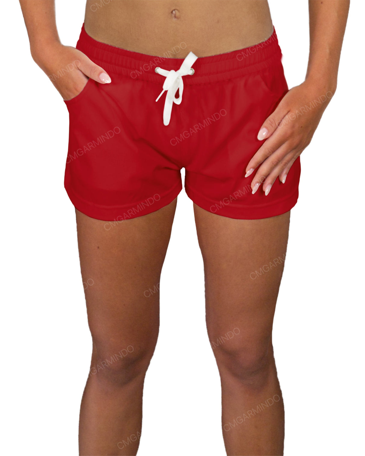 Elastic Waist Swim Shorts