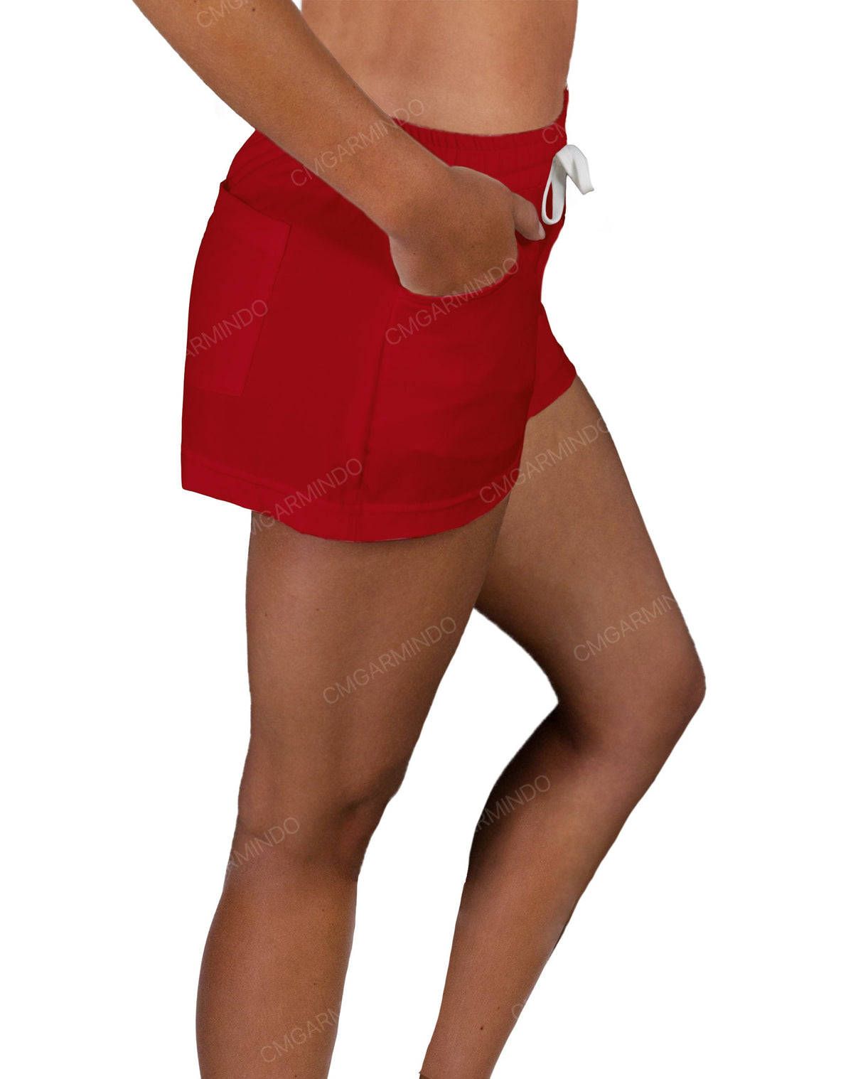 Elastic Waist Swim Shorts