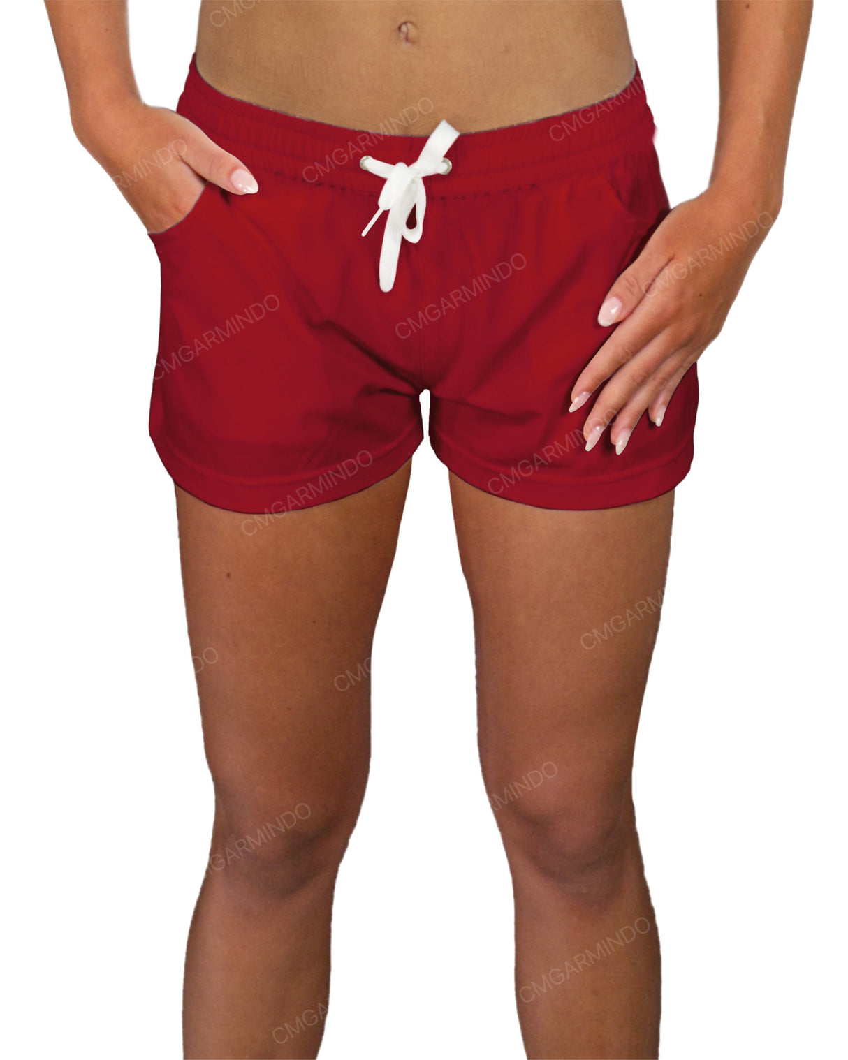Elastic Waist Swim Shorts