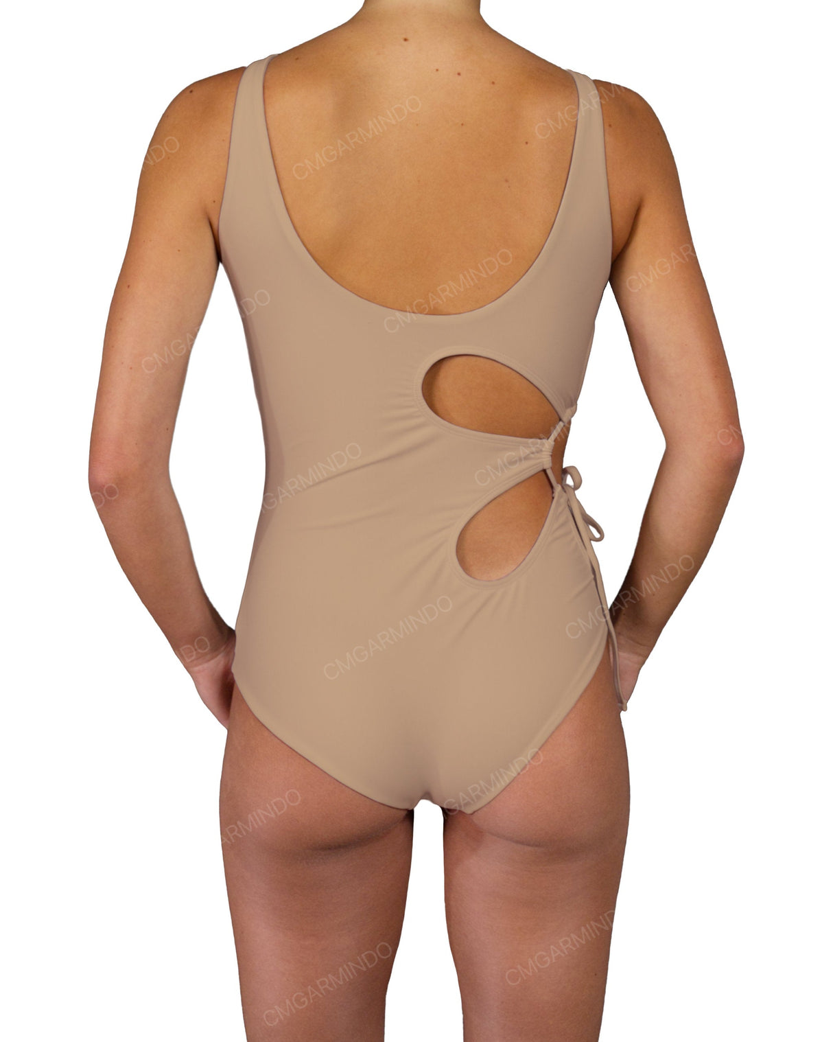Crew Neck Right Flower One Piece