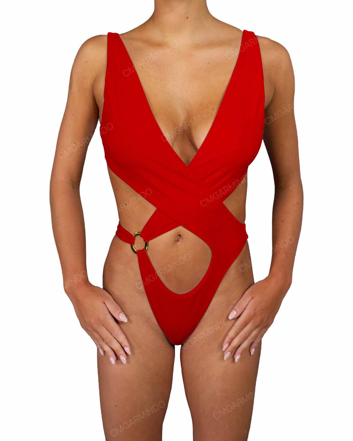 Cross Front One Piece