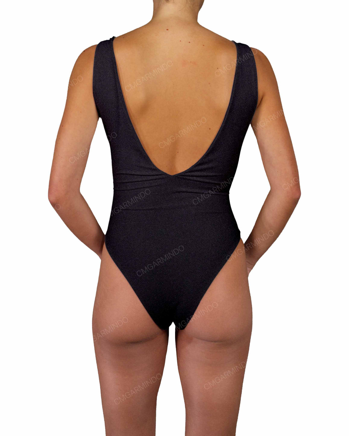V-Neck Double Ring One Piece
