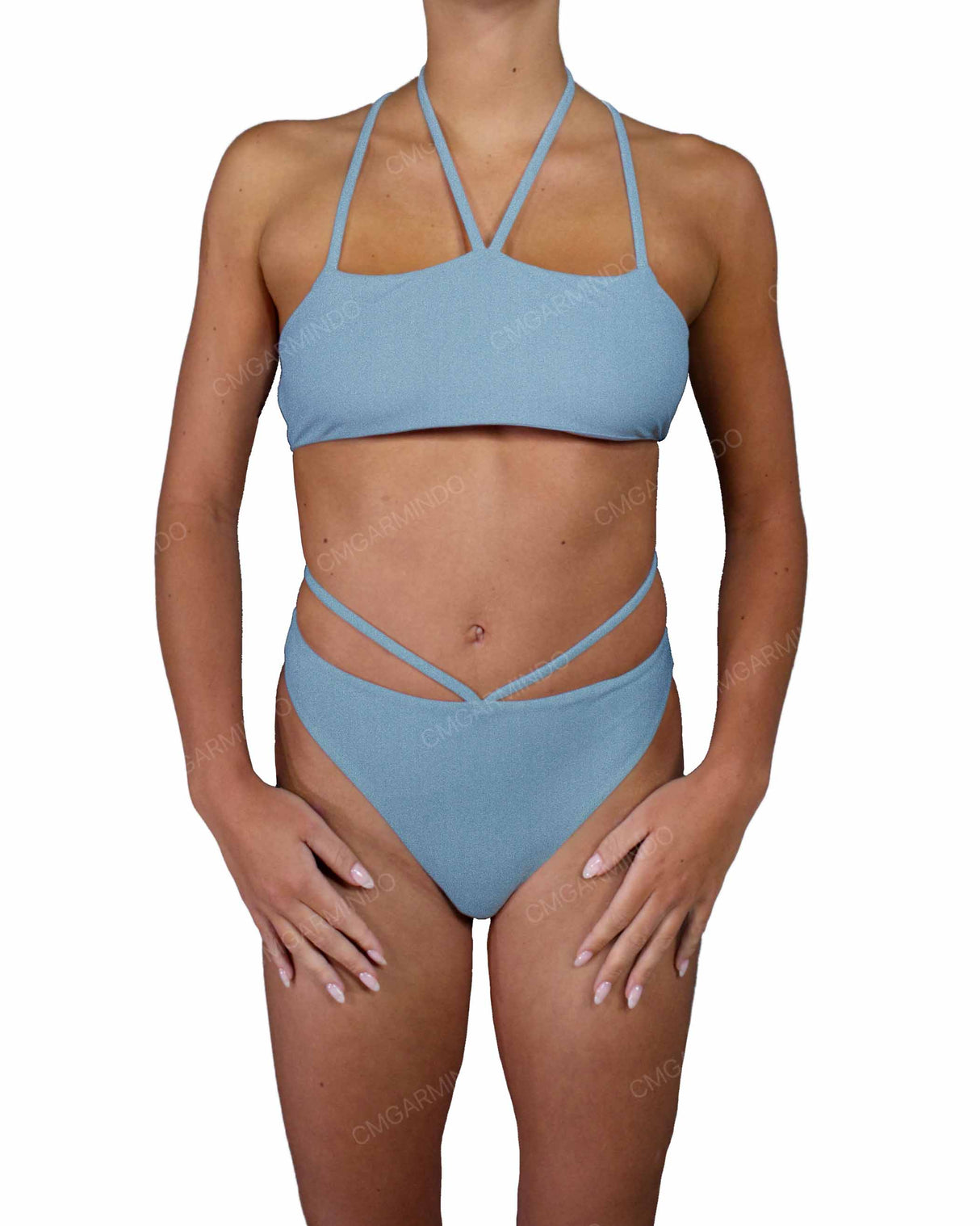 Strappy Cross Back One Piece