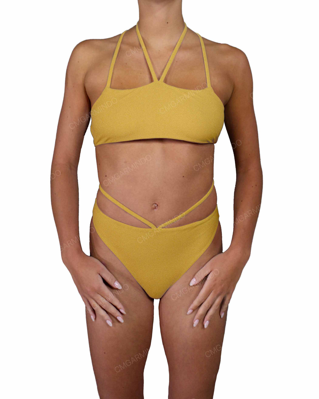 Strappy Cross Back One Piece