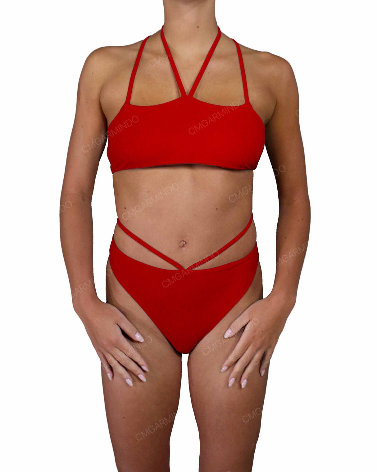 Strappy Cross Back One Piece