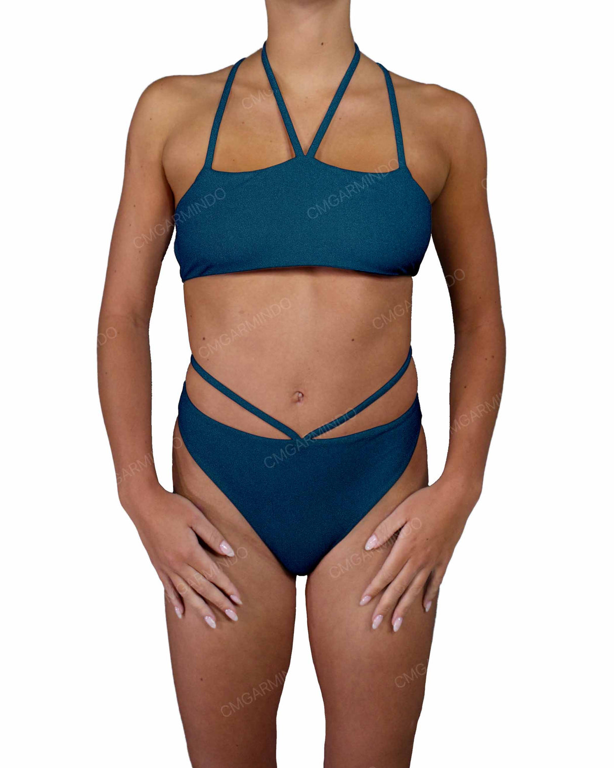 Strappy Cross Back One Piece