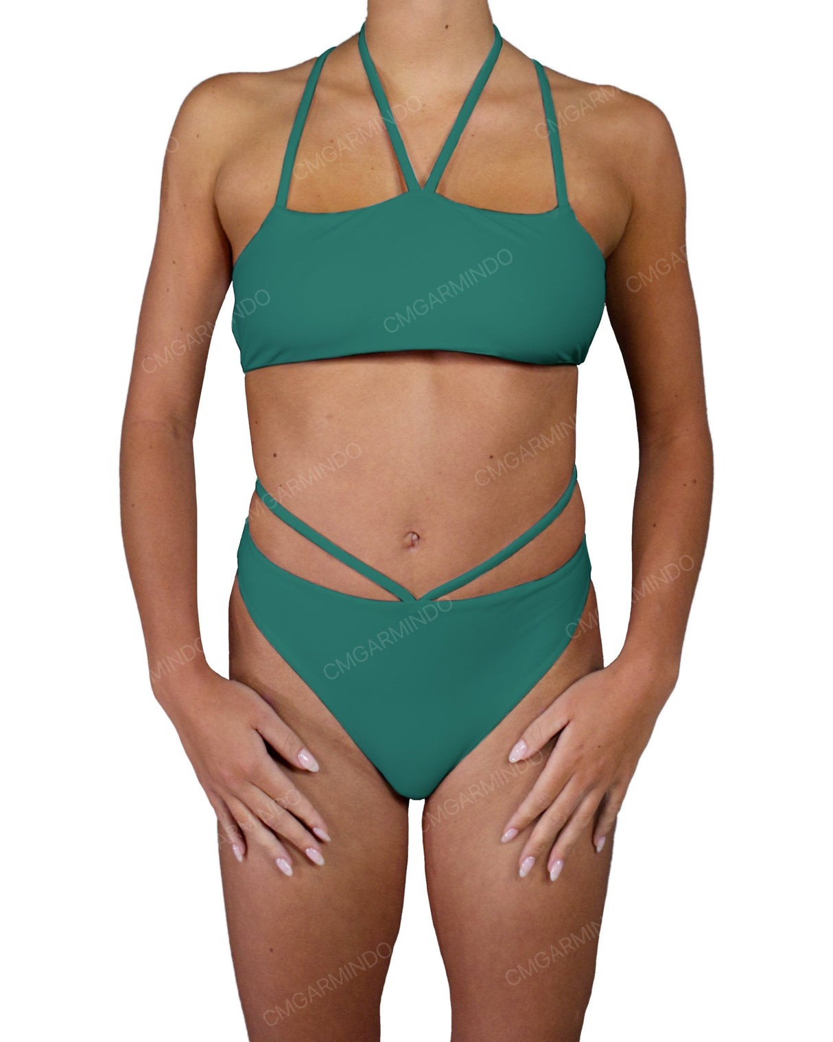 Strappy Cross Back One Piece