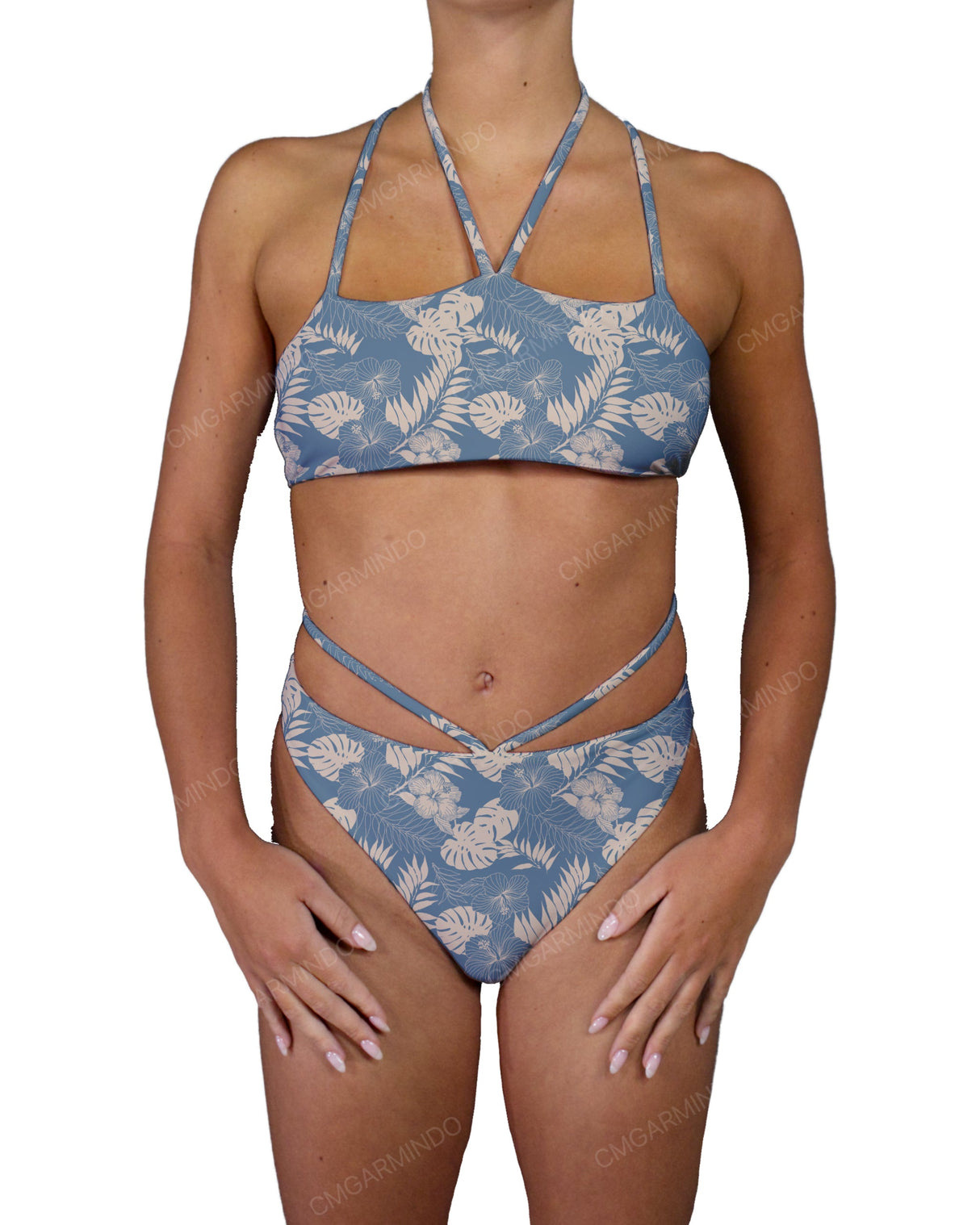 Strappy Cross Back One Piece
