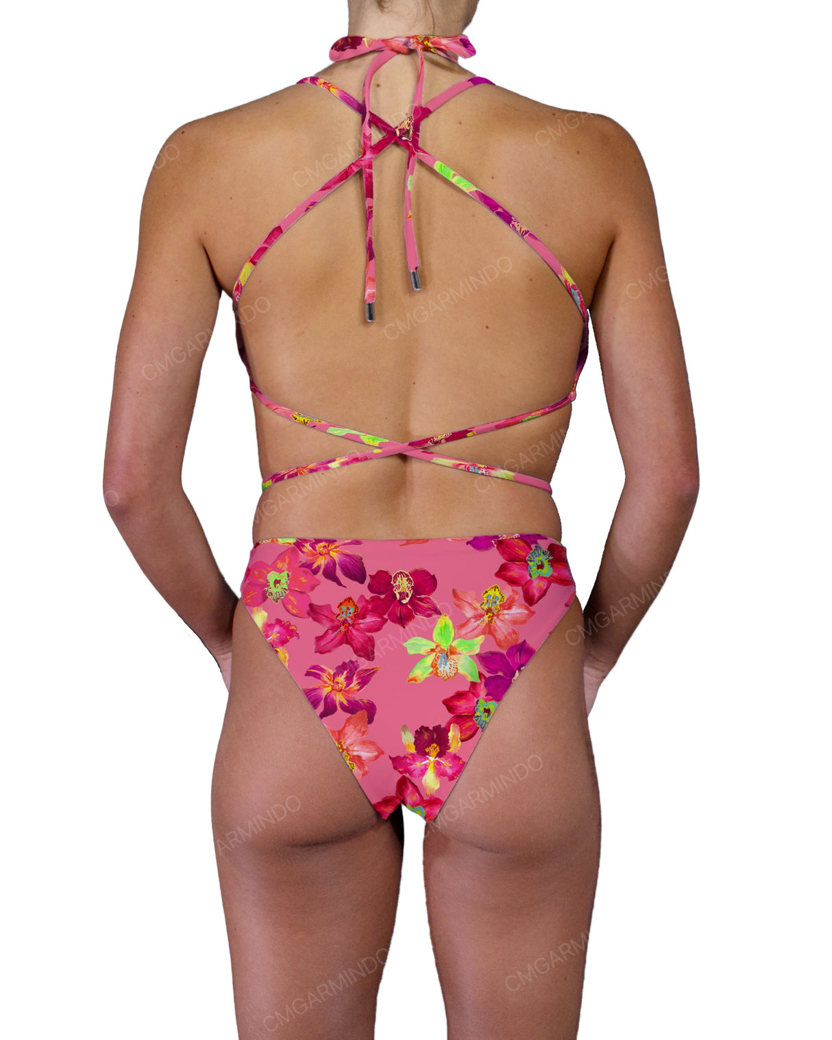 Strappy Cross Back One Piece