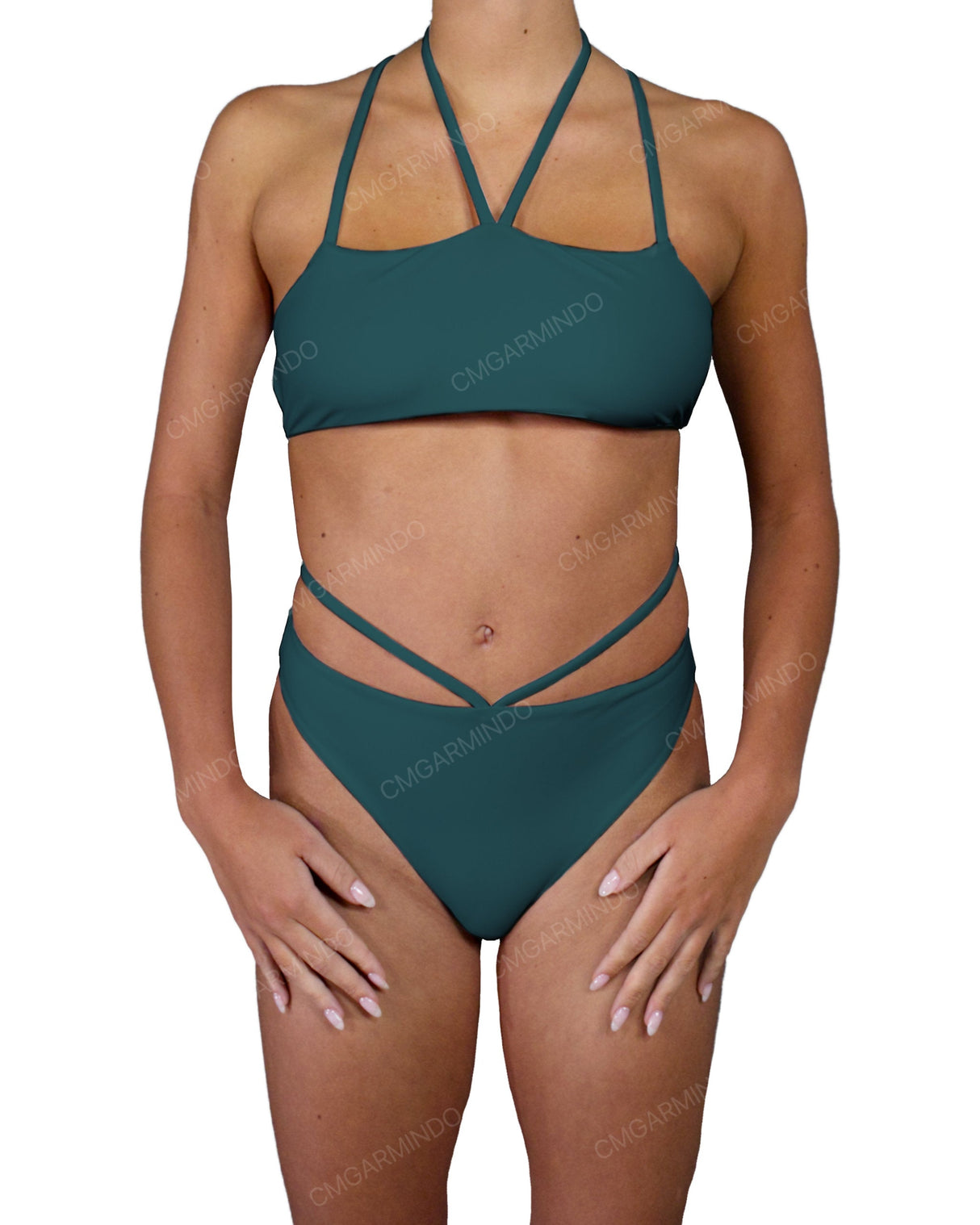 Strappy Cross Back One Piece