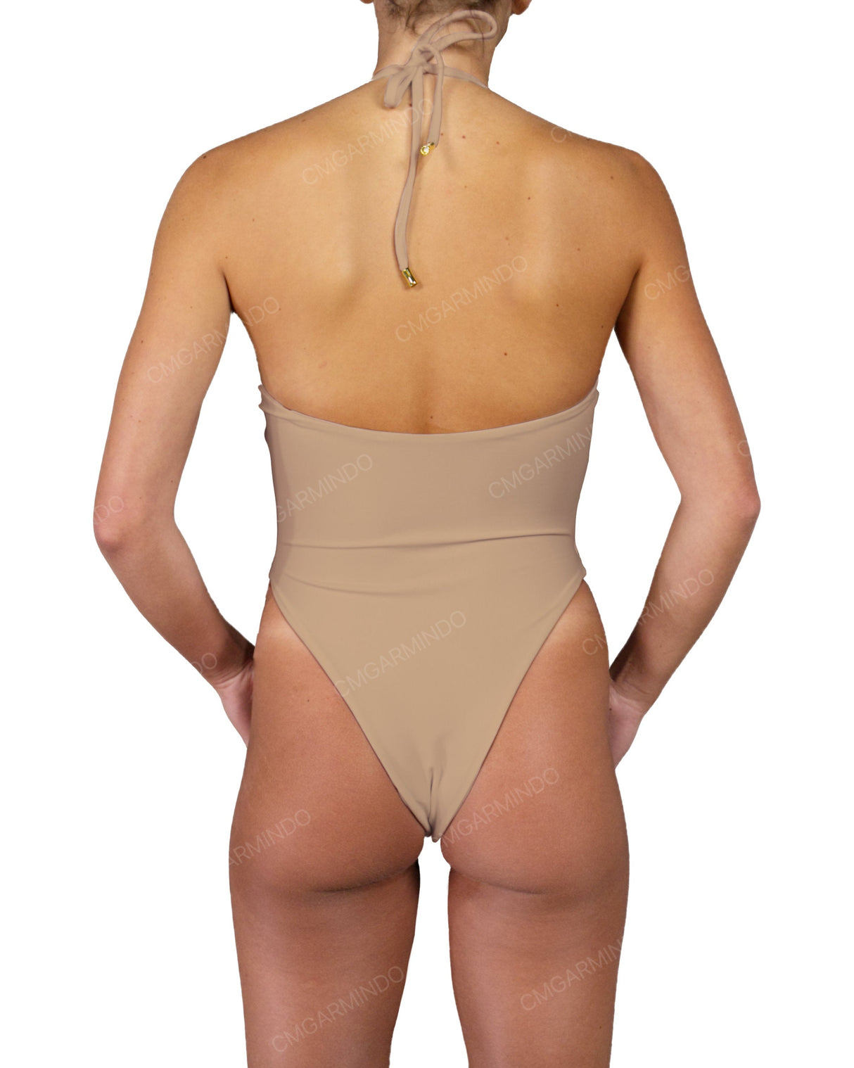 Front Gather Cut Out One Piece