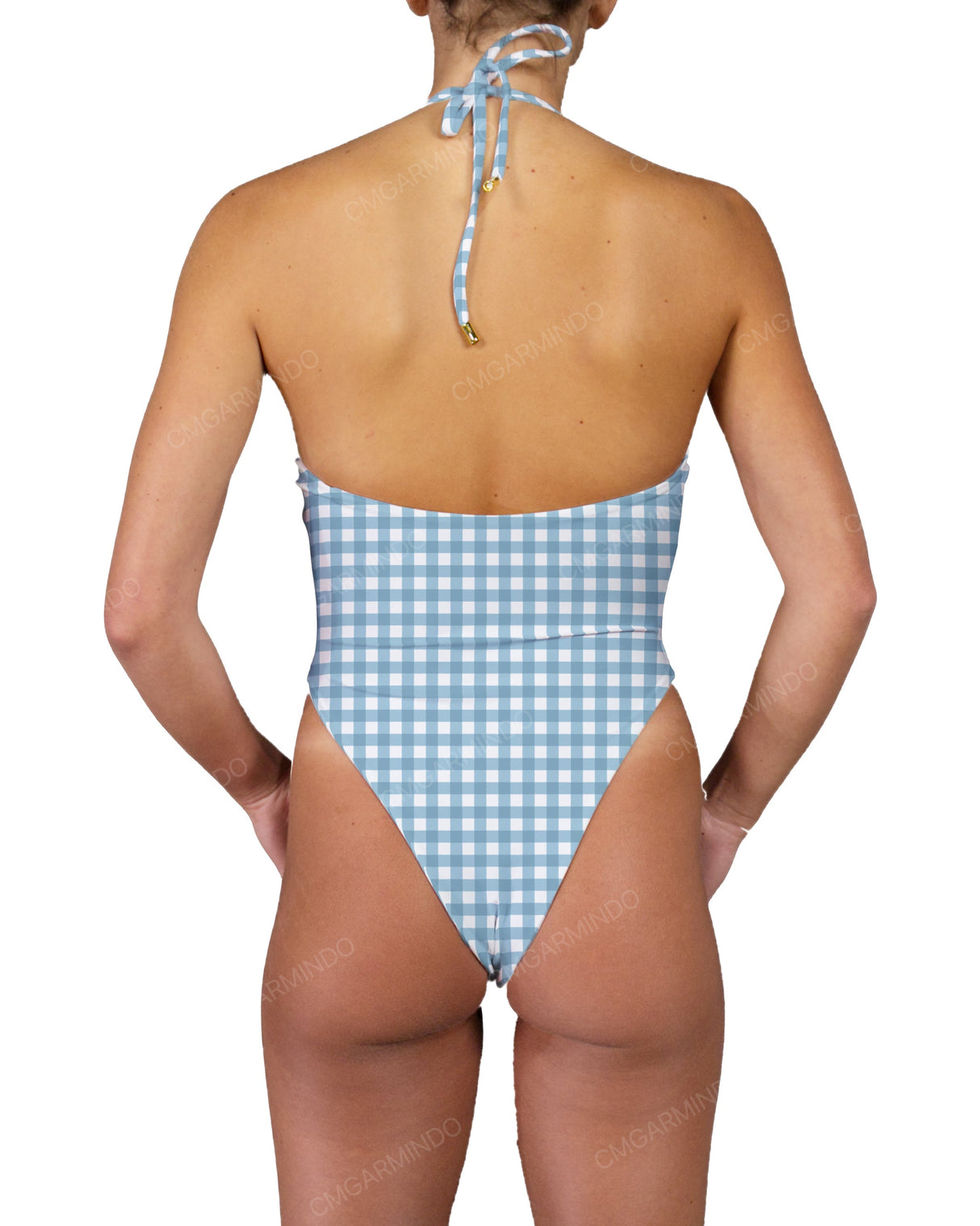 Front Gather Cut Out One Piece