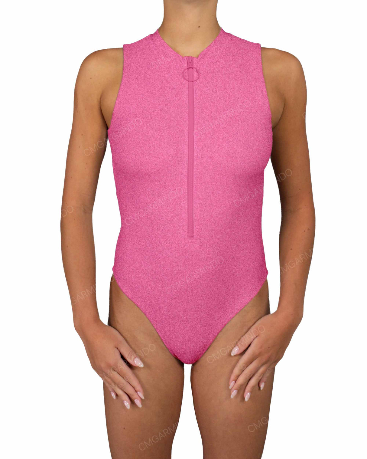Sleeveless Cut Out Back One Piece