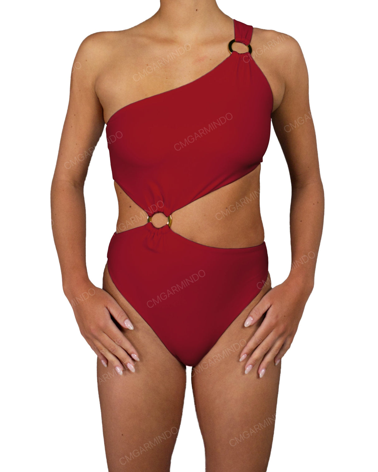 Asymmetrical One Shoulder One Piece