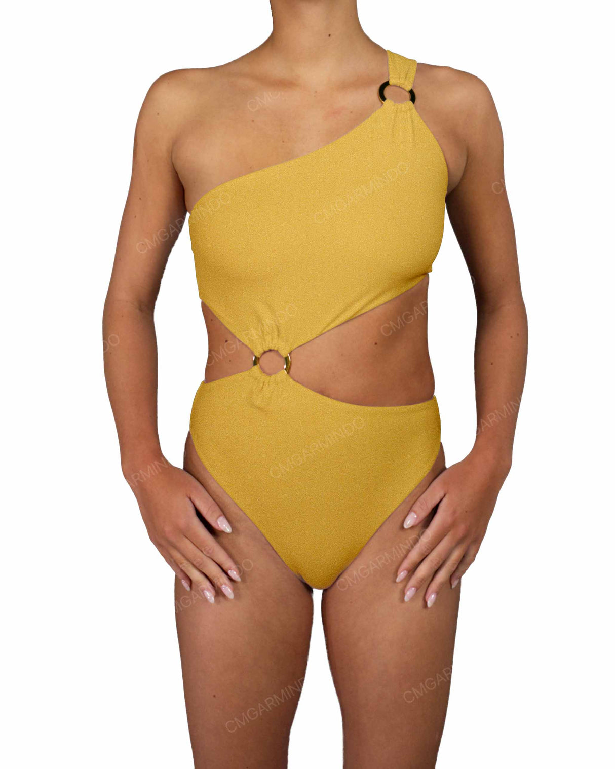 Asymmetrical One Shoulder One Piece