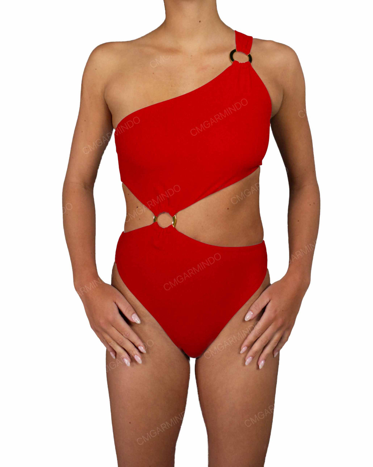 Asymmetrical One Shoulder One Piece