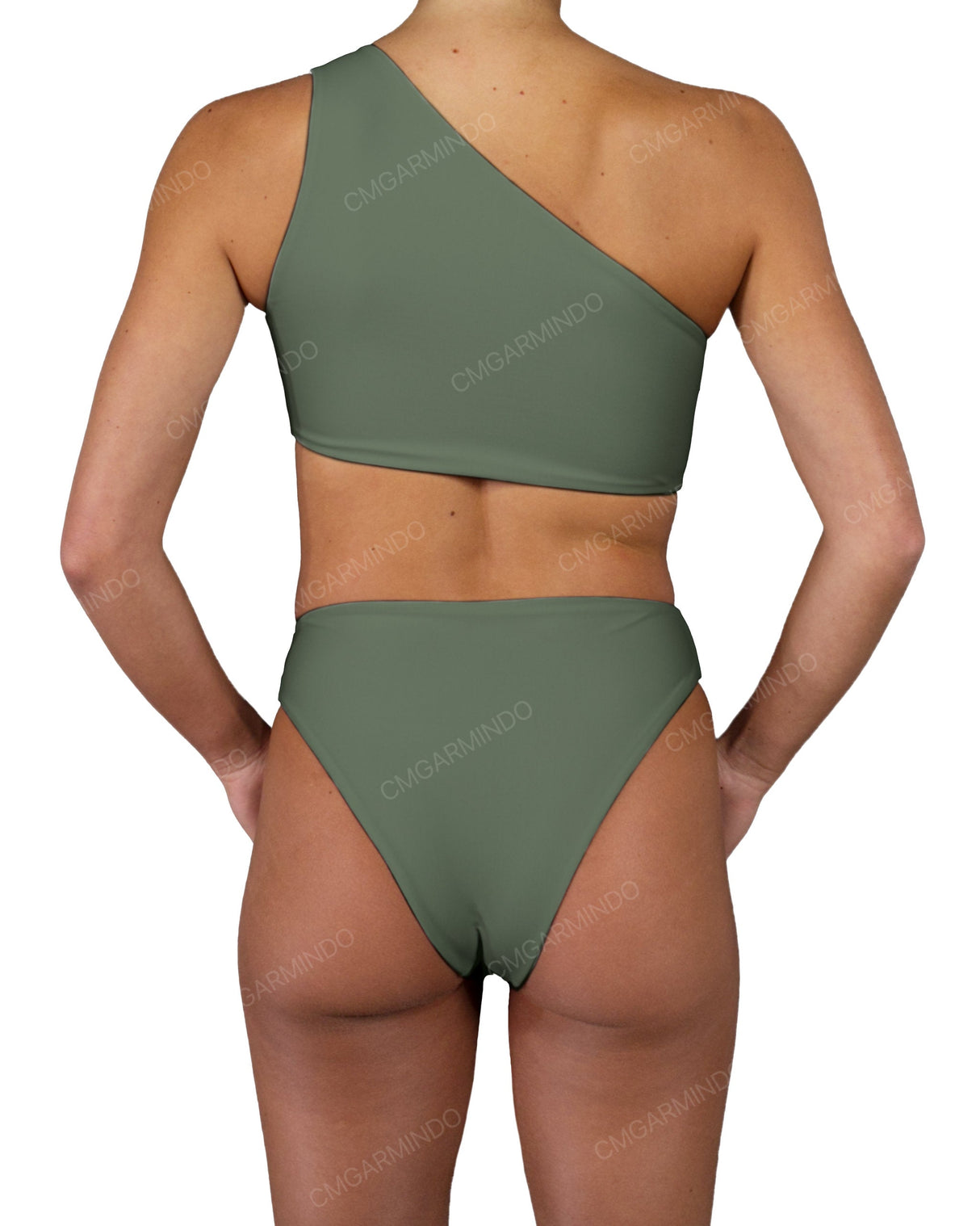 Asymmetrical One Shoulder One Piece