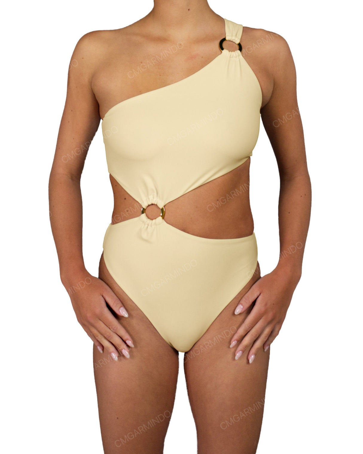 Asymmetrical One Shoulder One Piece