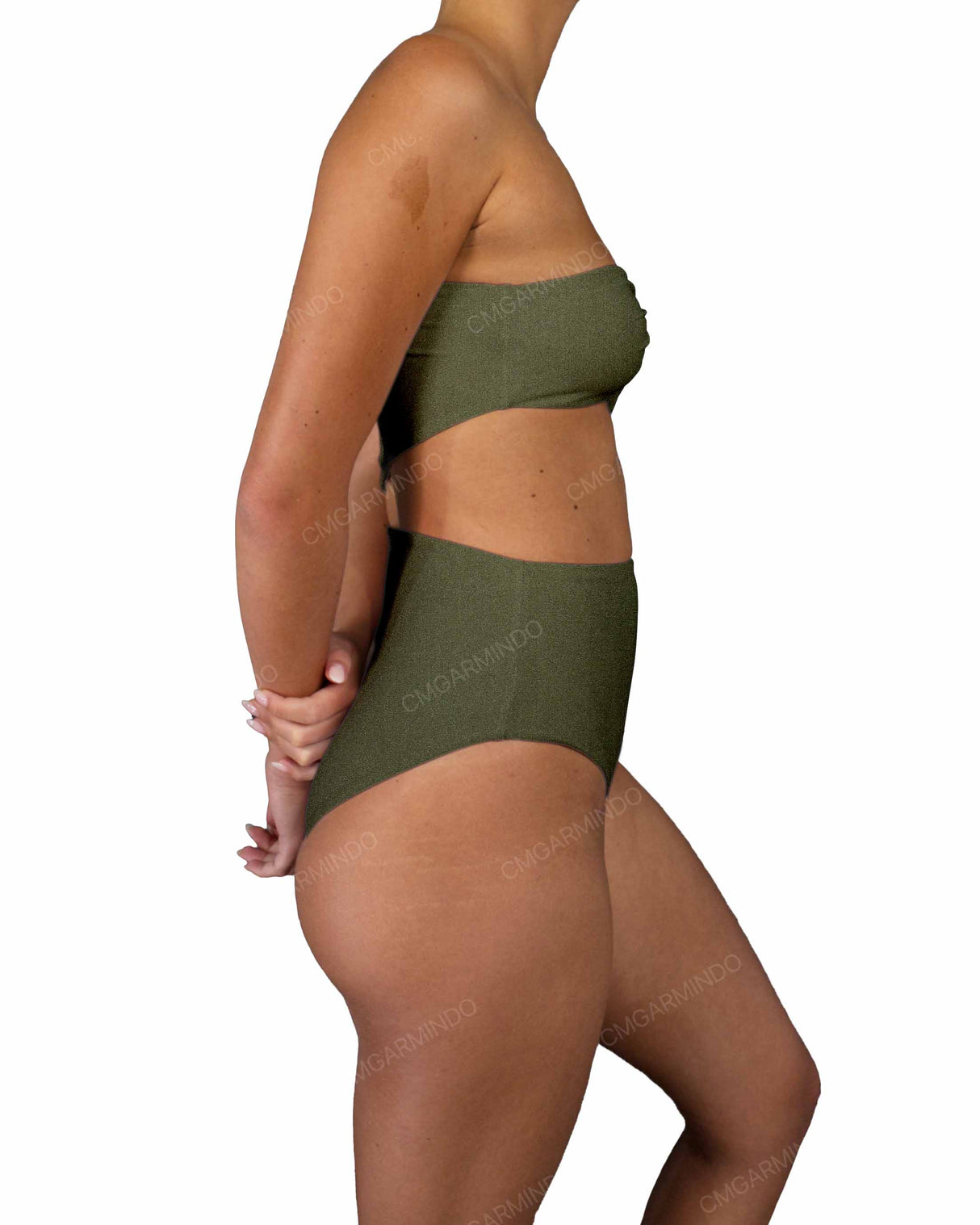 One Shoulder Twist One Piece