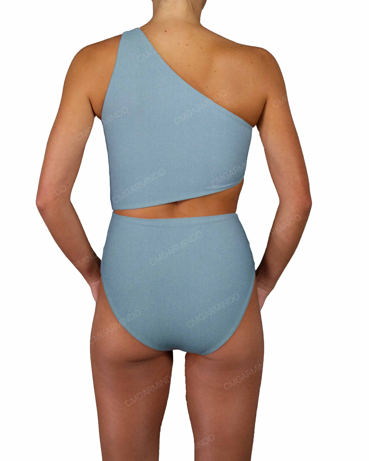 One Shoulder Twist One Piece