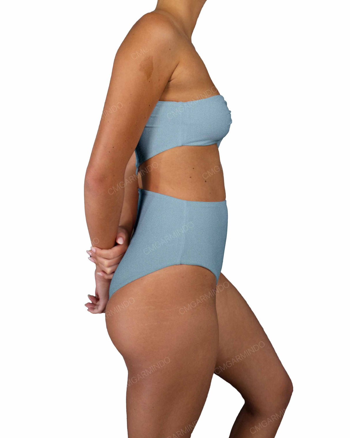 One Shoulder Twist One Piece
