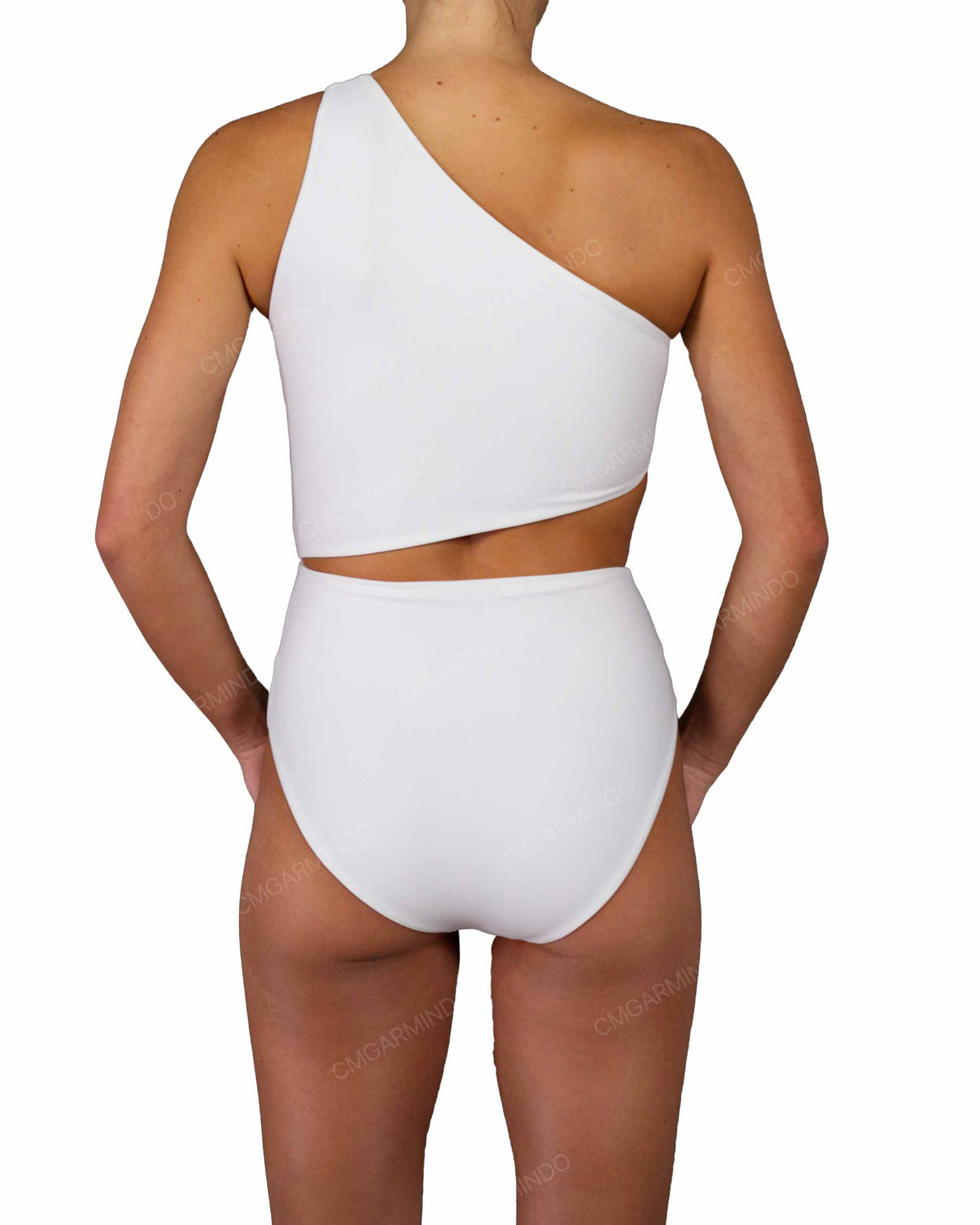 One Shoulder Twist One Piece
