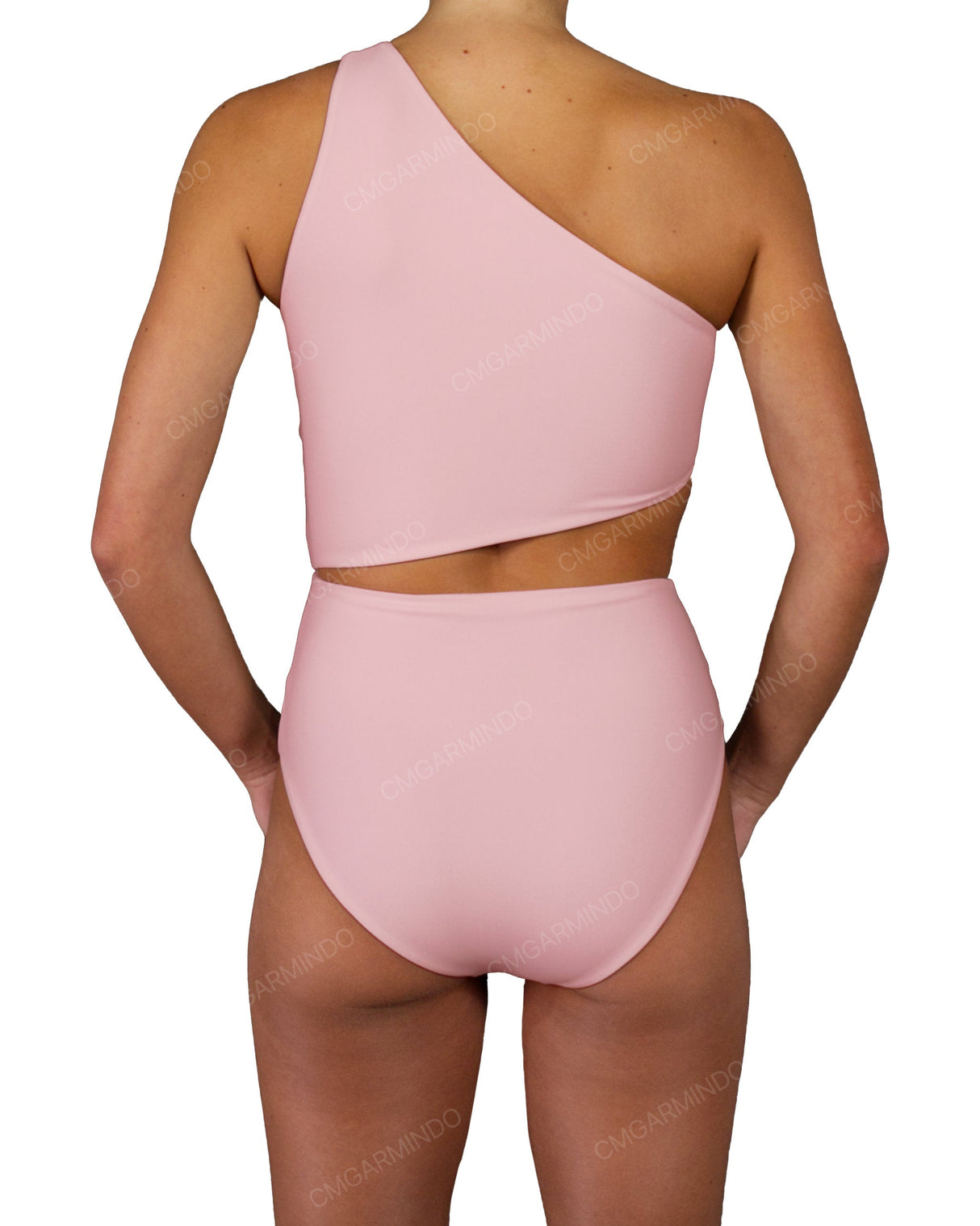 One Shoulder Twist One Piece