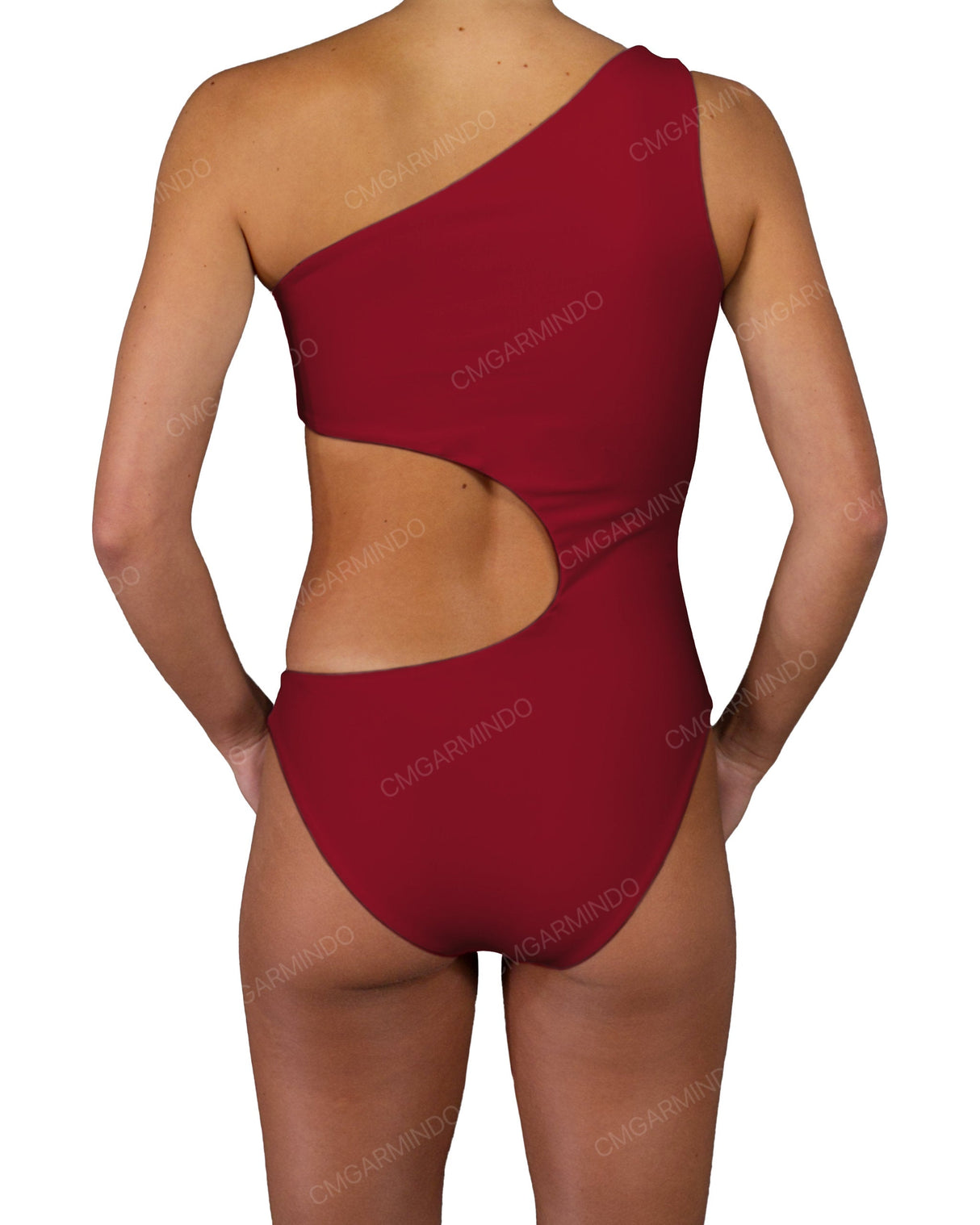 One Shoulder Bandeau One Piece