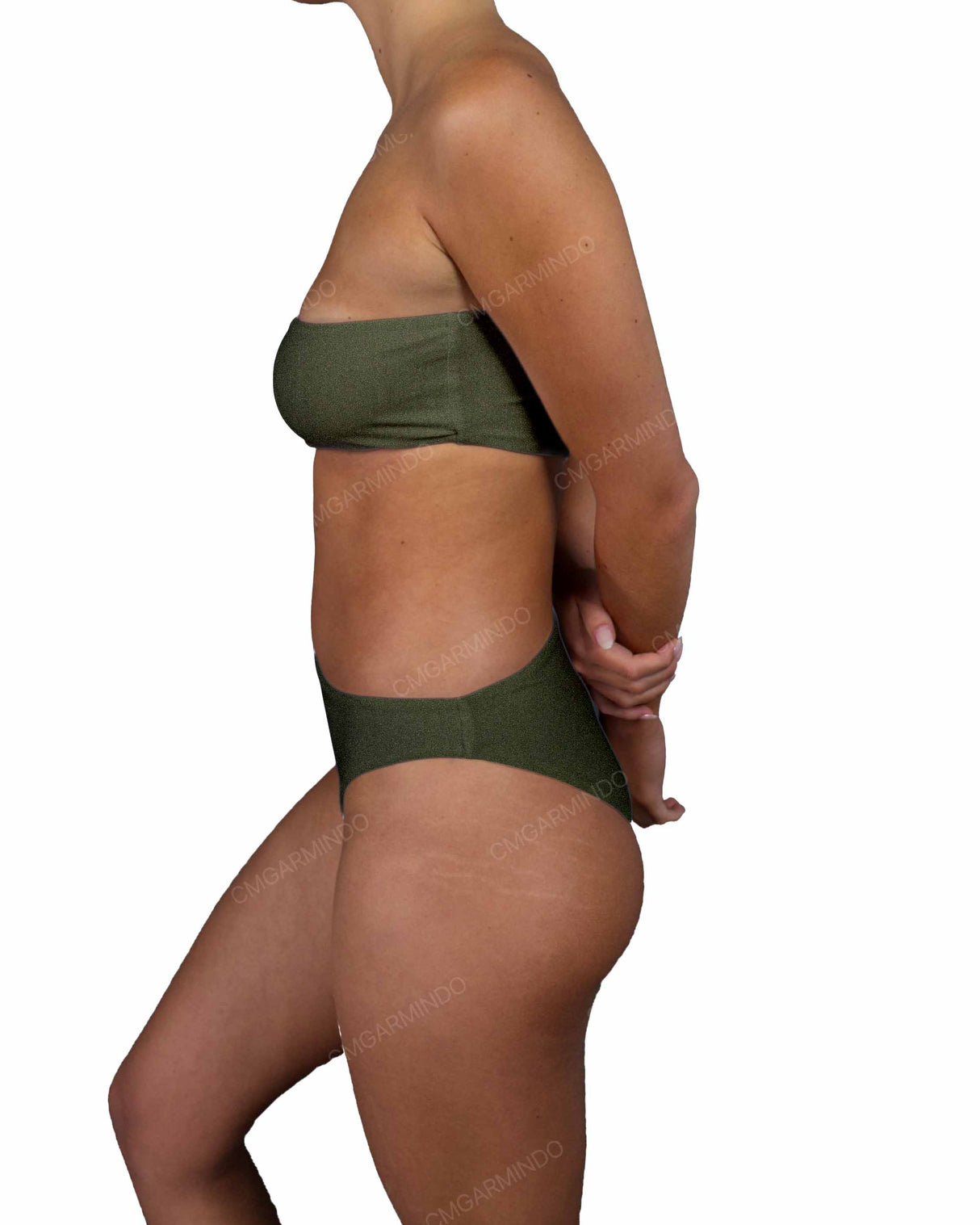 One Shoulder Bandeau One Piece