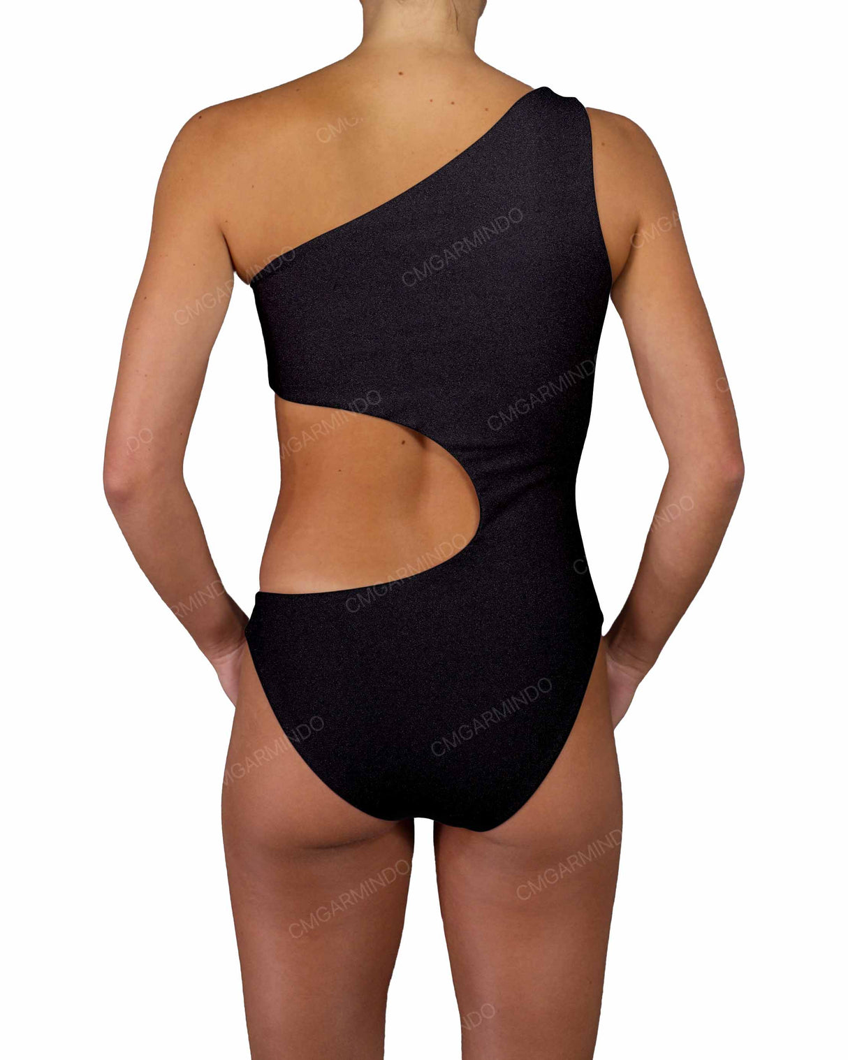 One Shoulder Bandeau One Piece