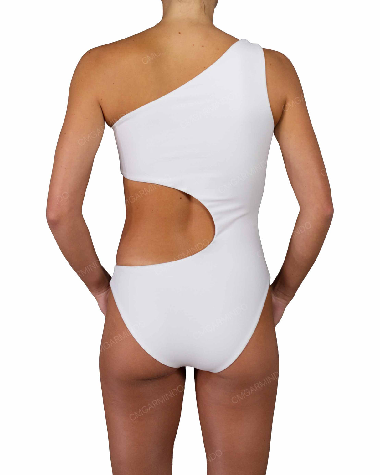 One Shoulder Bandeau One Piece